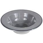 Elite Global Solutions DB8M Mojave Vintage California 18 oz. Gray Round Crackle Bowl - Case of 6