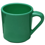 Elite Global Solutions DC-AG Rio Autumn Green 10 oz. Melamine Mug - Case of 6