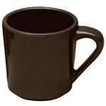 Elite Global Solutions DC-AUB Urban Naturals Aubergine 10 oz. Melamine Mug - Case of 6