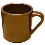Elite Global Solutions DC-TAP Urban Naturals Tapenade 10 oz. Melamine Mug - Case of 6