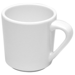 Elite Global Solutions DC-W Merced 10 oz. White Mug - Case of 6