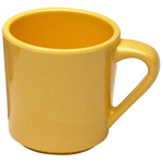Elite Global Solutions DC-Y Rio Yellow 10 oz. Melamine Mug - Case of 6