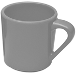 Elite Global Solutions DC14 Cottage Vintage California Gray 14 oz. Melamine Mug - Case of 6