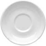 Elite Global Solutions DS Merced 5 5/8" White Coffee Saucer - Case of 6