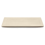 Elite Global Solutions ECO516 Greenovations Papyrus-Colored 16" x 5 1/4" Rectangular Platter - Case of 6
