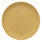 Elite Global Solutions ECO99R Greenovations 9" Rattan-Colored Round Plate - Case of 6