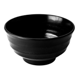 Elite Global Solutions JW1107 Zen 34 oz. Black Bowl - Case of 6