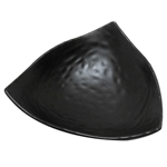 Elite Global Solutions JW3008 Ore 18 oz. Black Triangle Bowl - Case of 6