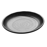 Elite Global Solutions JW7009 Zen 9 1/4" Black Round Plate - Case of 6