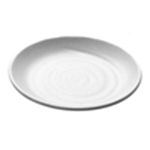 Elite Global Solutions JW7009 Zen 9 1/4" White Round Plate - Case of 6