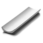 Elite Global Solutions JWTR07 Zen 6 11/16 x 1 3/4" White Towel Plate - Case of 6