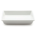 Elite Global Solutions M1012RCNW The Bakers Display White 2.5 qt. Rectangular Melamine Bowl - Case of 4