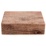 Elite Global Solutions M1063 Fo Bwa Rectangular Faux Driftwood Melamine Modular Riser - 10" x 6" x 3" - Case of 3