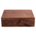 Elite Global Solutions M1063 Fo Bwa Rectangular Faux Walnut Melamine Modular Riser - 10" x 6" x 3" - Case of 3