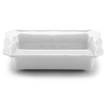 Elite Global Solutions M107RC The Bakers 1.5 Qt. Display White Rectangular Melamine Dish - Case of 6
