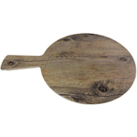 Elite Global Solutions M12RW-DW Fo Bwa 12" Round Driftwood Melamine Serving Board - Case of 6