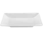 Elite Global Solutions M1313SQ Symmetry Display White 13 1/2" Square Melamine Plate - Case of 3