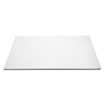 Elite Global Solutions M1324F Display White Melamine Flat Tray with Feet - 24