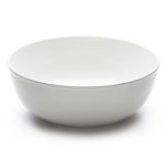Elite Global Solutions M13R5NW Foundations Display White 8 Qt. Medium Round Bowl - Case of 3