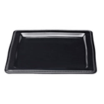 Elite Global Solutions M13SQ Venetian Black 13" Square Melamine Plate