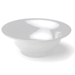Elite Global Solutions M16R6 The Classics Display White 7.5 qt. Round Flared Bowl - Case of 3