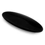 Elite Global Solutions M249SP Moderne Black 2.5 qt. Large Oblong Salmon Platter - Case of 3