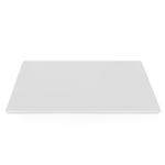 Elite Global Solutions M8155F Display White Melamine Flat Tray with Feet - 15 3/4" x 7 3/4" - Case of 6