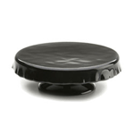 Elite Global Solutions MCP13KT Ruffled Edge Ona Pedestal Cake Stand Black