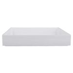 Elite Global Solutions Modern European White Rectangular Bin, 12