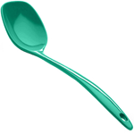 Elite Global Solutions MSP12AG Foundations Autumn Green 12" Spoon, 2 oz. - Case of 6