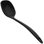 Elite Global Solutions MSP12B Foundations Black 12" Spoon, 2 oz. - Case of 6