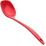 Elite Global Solutions MSP12R Foundations Red 12" Spoon, 2 oz. - Case of 6