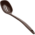 Elite Global Solutions MSP12SAUB Foundations Aubergine 12" Slotted Spoon, 2 oz. - Case of 6