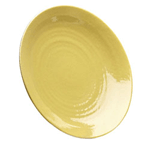 Elite Global Solutions Pebble Creek D9RR Olive Oil-Colored 9" Round Plate - Case of 6