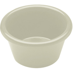 Elite Global Solutions R3SM Cottage Vintage California 3 oz. Vanilla-Colored Melamine Ramekin - Case of 6