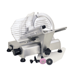 Omcan 13606 8" Belt Drive Slicer 110V, 0.20 HP, with Removable Blade Sharpener