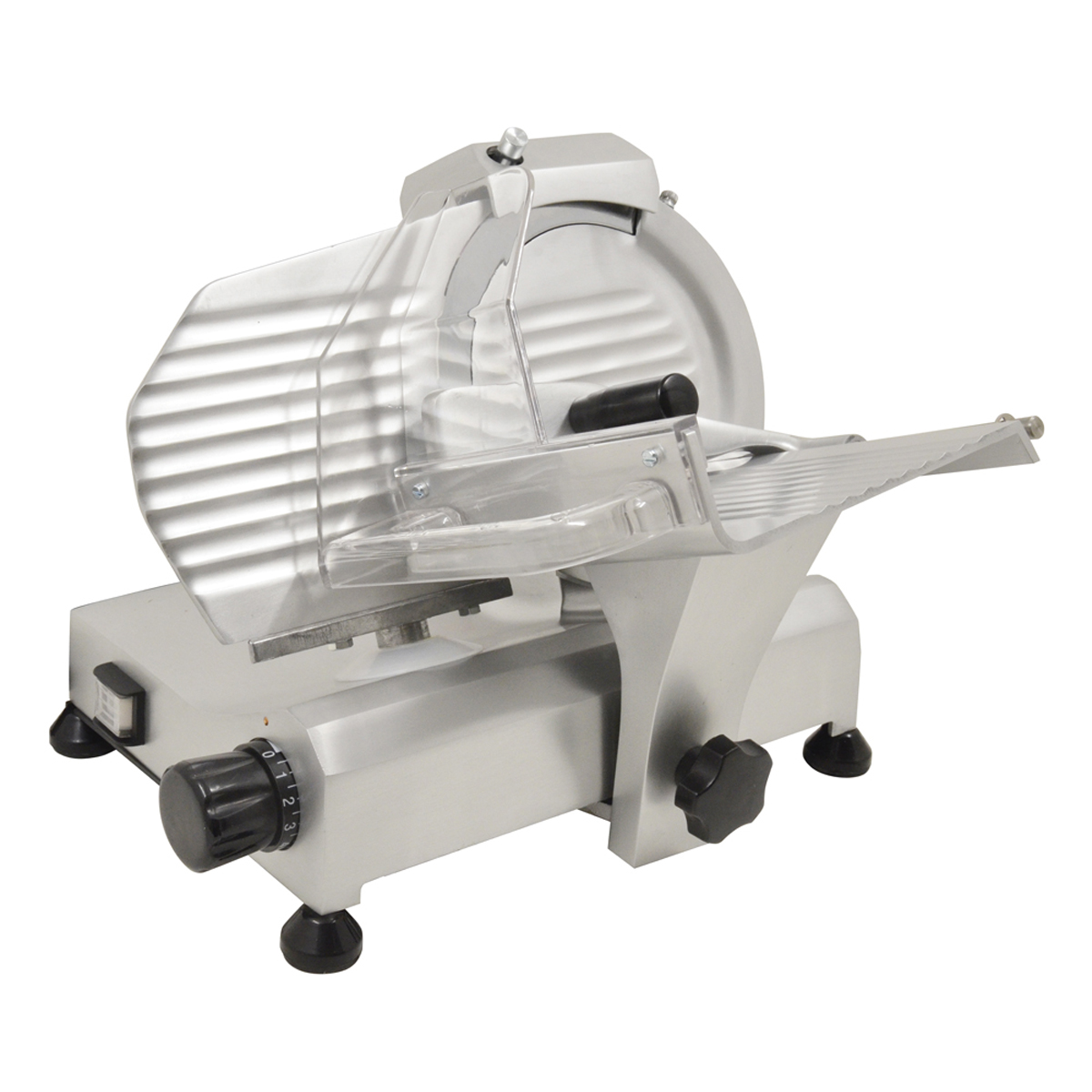 Omcan 13607 8" Belt Drive Slicer 110V, 0.20 HP, with Fixed Blade Sharpener