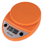 Escali Orange Primo Digital Scale 11 lb/ 5 kg