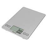 Escali Silver Digital Scale Arti 15 Pound / 7 Kilogram 