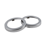 Euro EZ-Fit Rings, for C2210C, metal finish, 2 pack