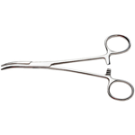 Excel 55531 7-1/2" Curved-Nose Stainless Steel Hemostat