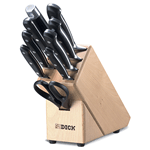 F. Dick Knife Block Set - 9 Piece Forged Steel - German Made