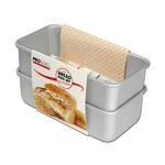 Fat Daddio's Anodized Aluminum Bread Pans, 9" x 5" x 2-1/2" - Set of 2