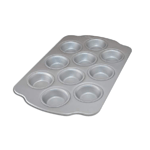 Fat Daddio's Anodized Aluminum Mini Muffin Pan, 10 Cavities