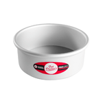 Fat Daddio's Anodized Aluminum Round Cheesecake Pan with Loose Bottom, 3" deep