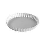 Fat Daddios Fluted Tart Pan with Removable Bottom, 8" Diameter x 1" Deep  