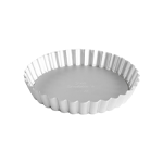 Fat Daddios Fluted Tart Pan with Removable Bottom, 6.5" Diameter x 1" Deep  