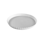 Fat Daddios Fluted Tart Pan with Removable Bottom, 11" Diameter x 1" Deep