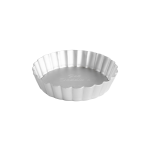 Fat Daddio's Fluted Tart Pan with Removable Bottom, 4-1/4" x 1"
