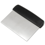 Fat Daddio's Stainless Steel Bench Scraper with Plastic Handle, 4-1/2" x 6" Wide